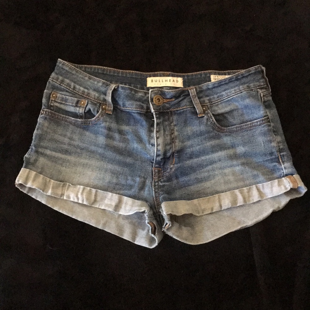 Bullhead Low Rise Denim Shorts